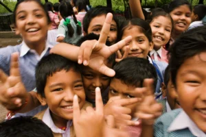 school children